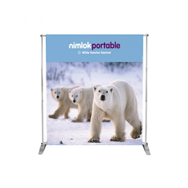 Wide Tension Banner Stand
