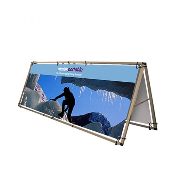 Large Single-Sided A Frame Outdoor Banner - 3000mm
