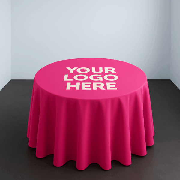 Round Printed Tablecloth