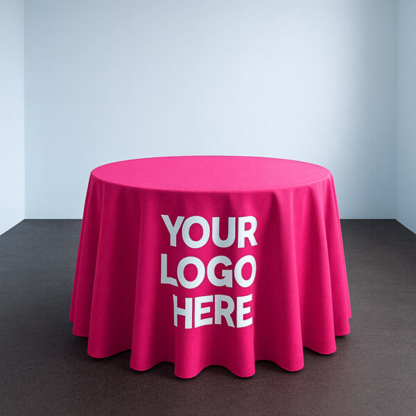Round Printed Tablecloth