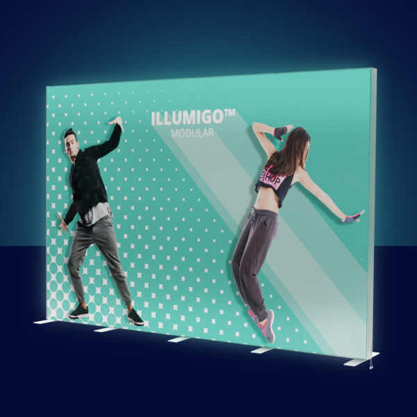 3850mm iLLUMiGO Modular Lightbox Display