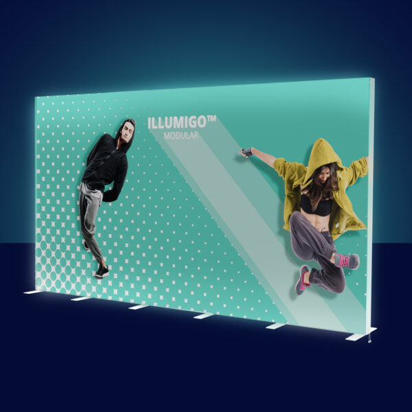 4850mm iLLUMiGO Modular Lightbox Display