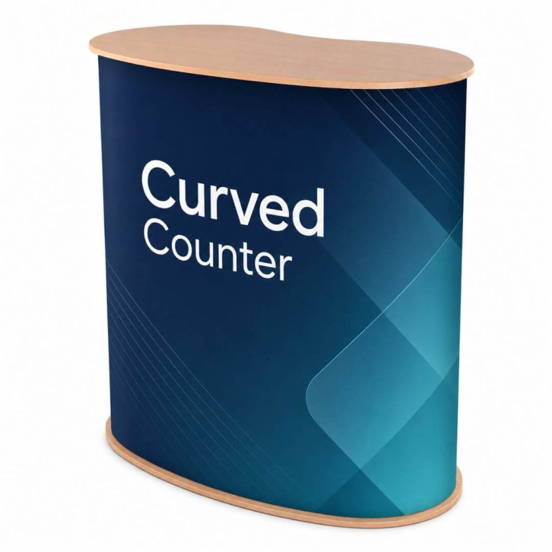 Basic Curved Exhibition Counter
