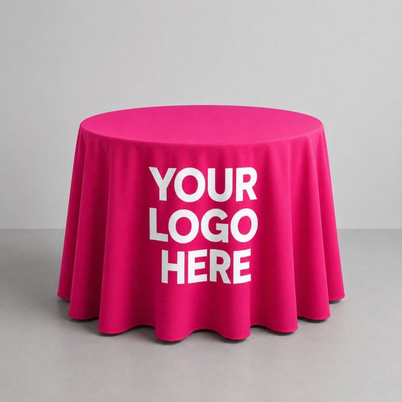 Round Printed Tablecloth