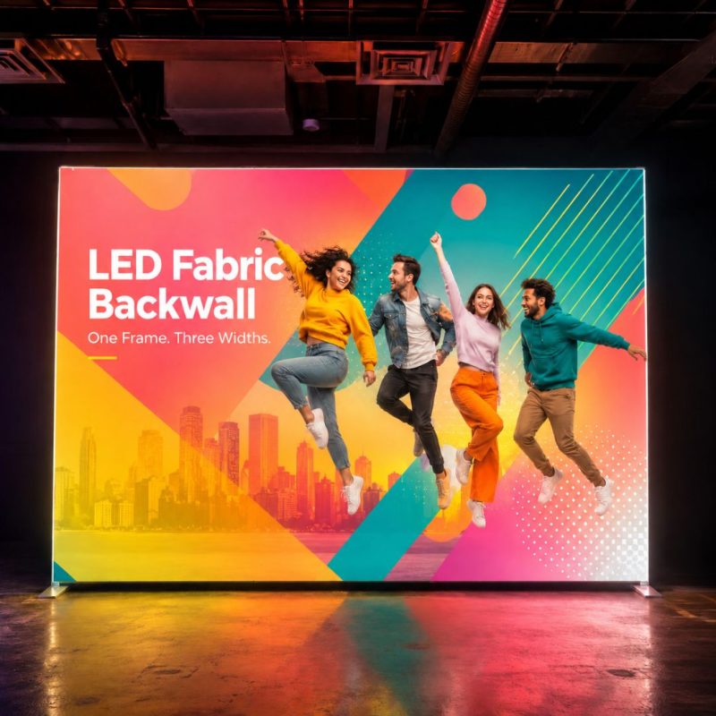 Formulate LED Fabric Exhibition Backwall