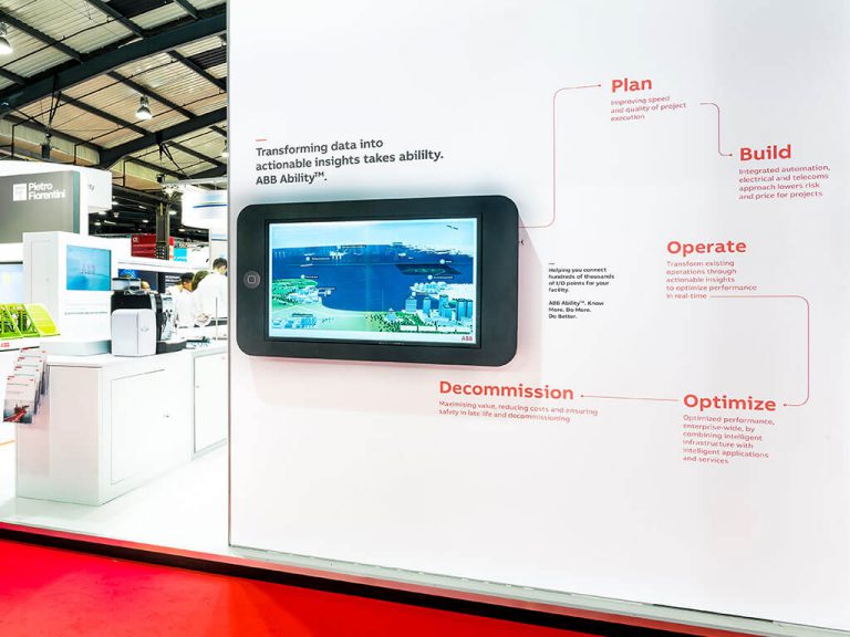 Audio Visual Content Exhibition Stand