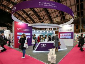 CIPD Bespoke Hire Exhibition Stand show day