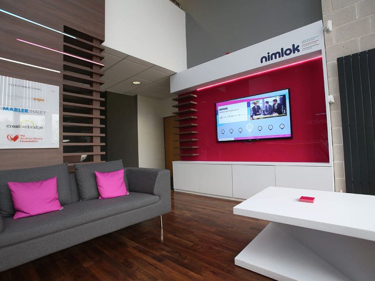 Nimlok UK reception area interior