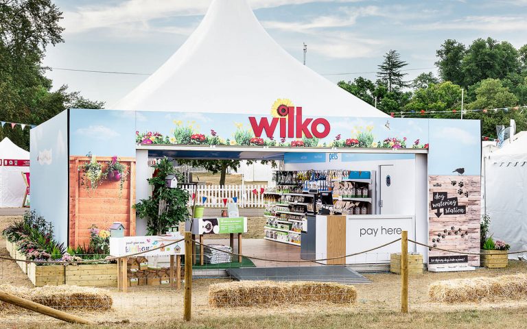 Outdoor Exhibition Stand by Nimlok for Wilko
