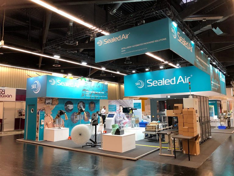 Large Bespoke Exhibition Stand - Sealed Air
