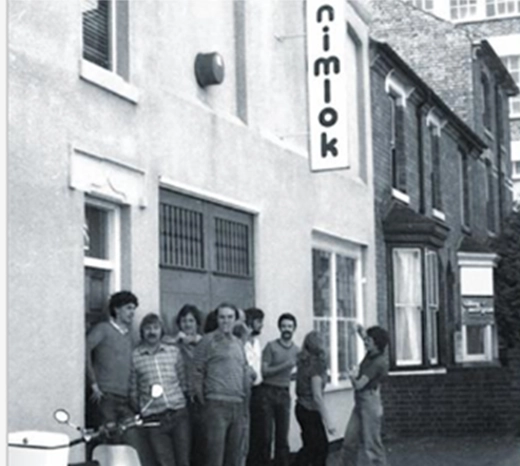 Nimlok's first premises in 1970